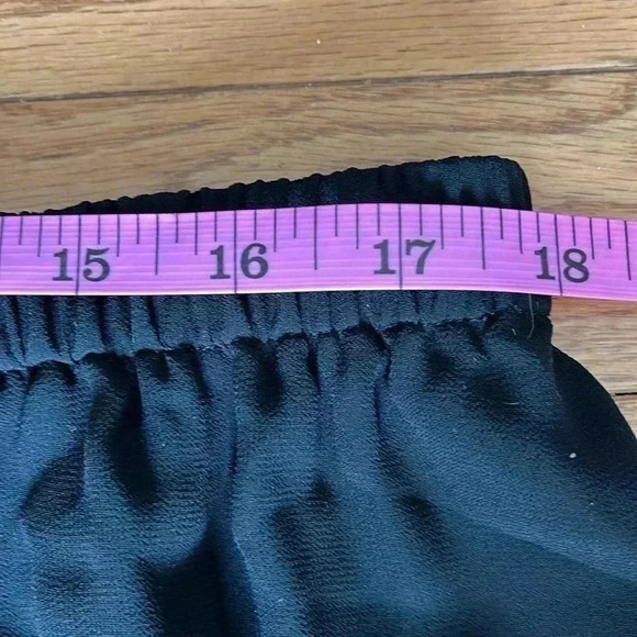 [US16]Frank Usher Black Ankle Jumpsuit PANTS WITH Side  Slits and 3 Layers - Picture 8 of 12